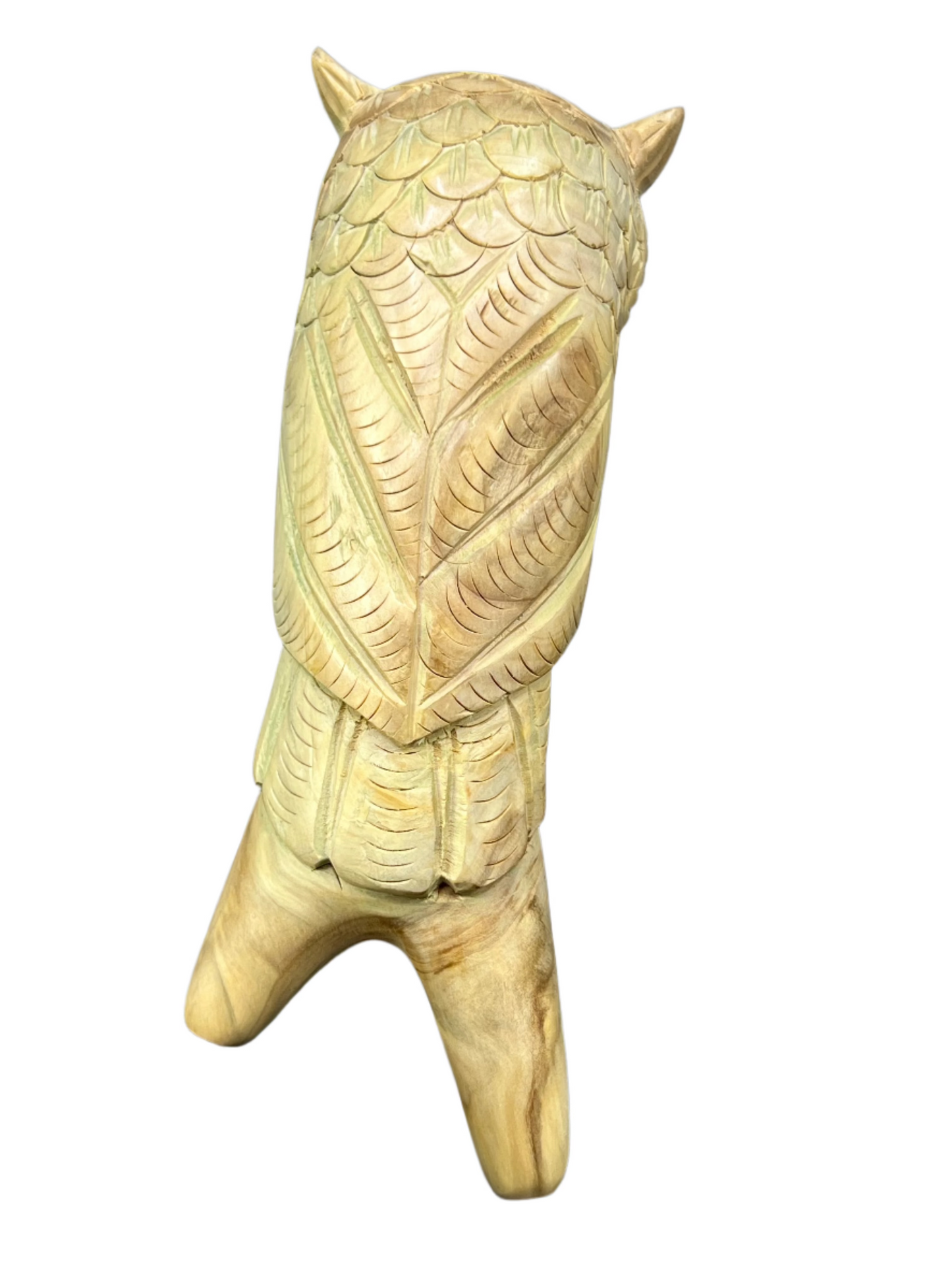 Hand Carved Owl Kuripe