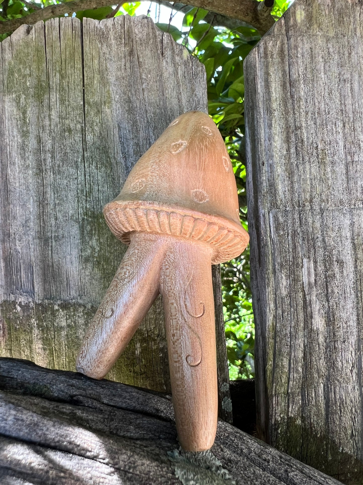 Hand Carved Mushroom Kuripe