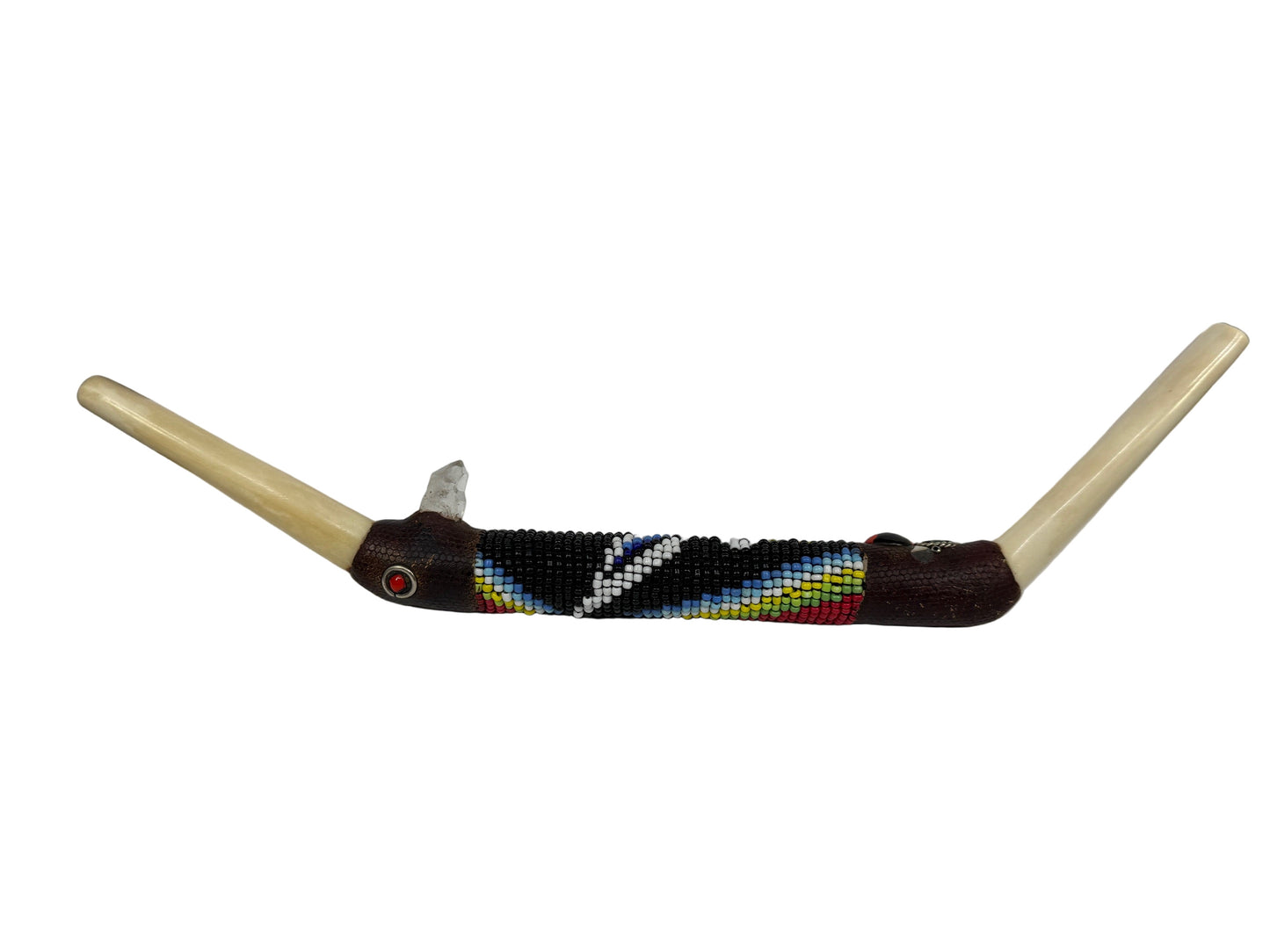 Authentic Shipibo Bone and Bird Beadwork Tepi
