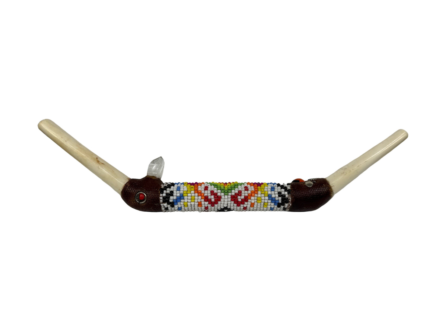 Authentic Shipibo Bone and Bird Beadwork Tepi