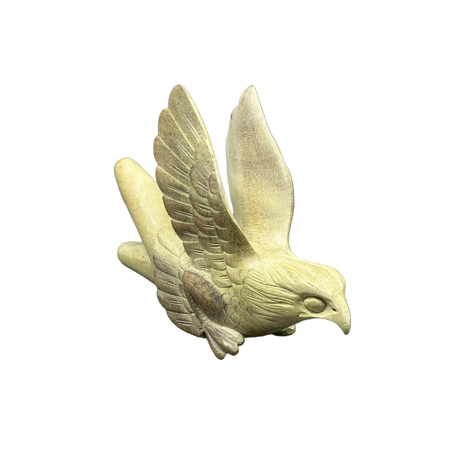 Hand Carved Soaring Eagle Kuripe