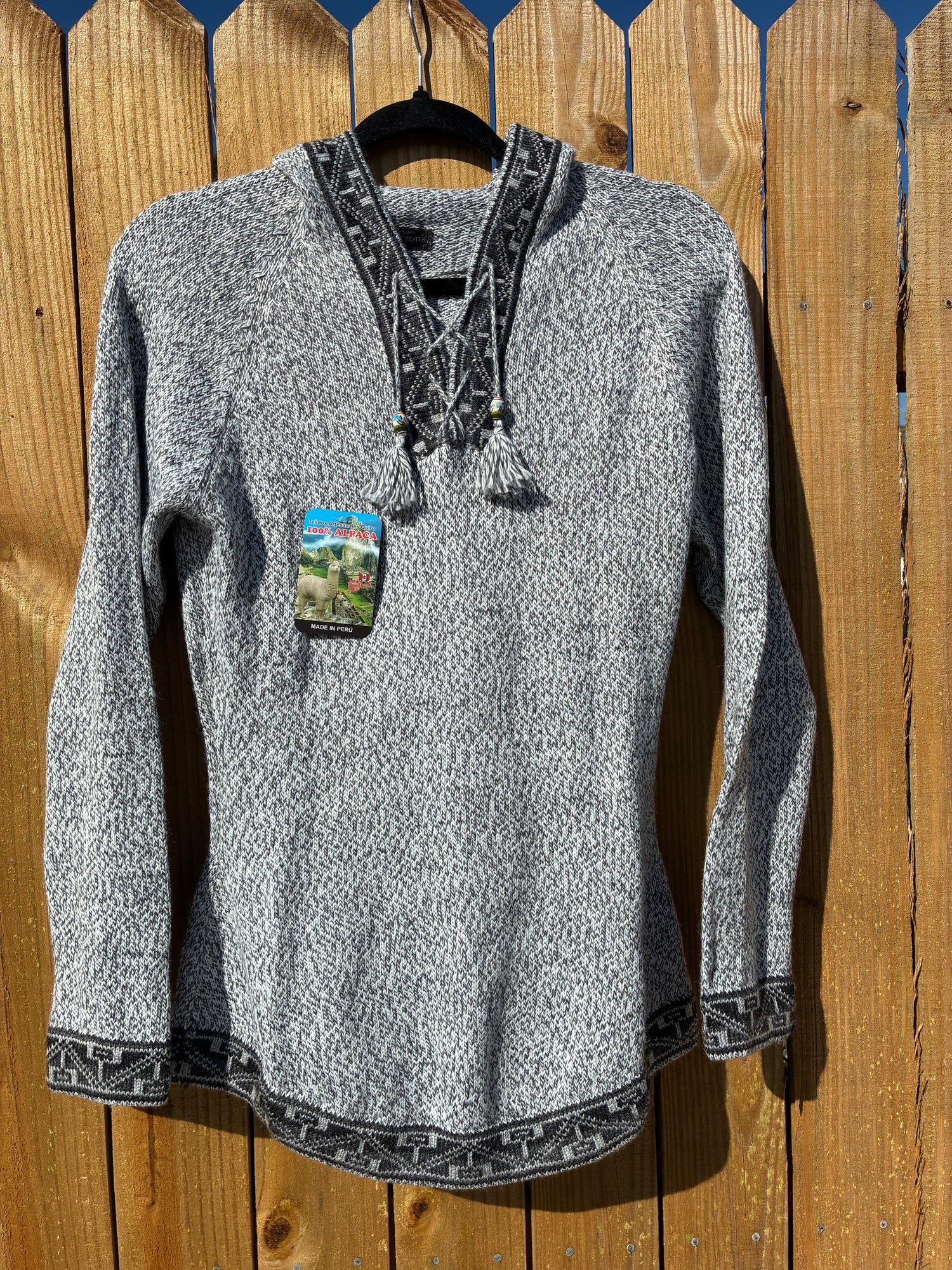 Women's Alpaca Pullover w/hoodie