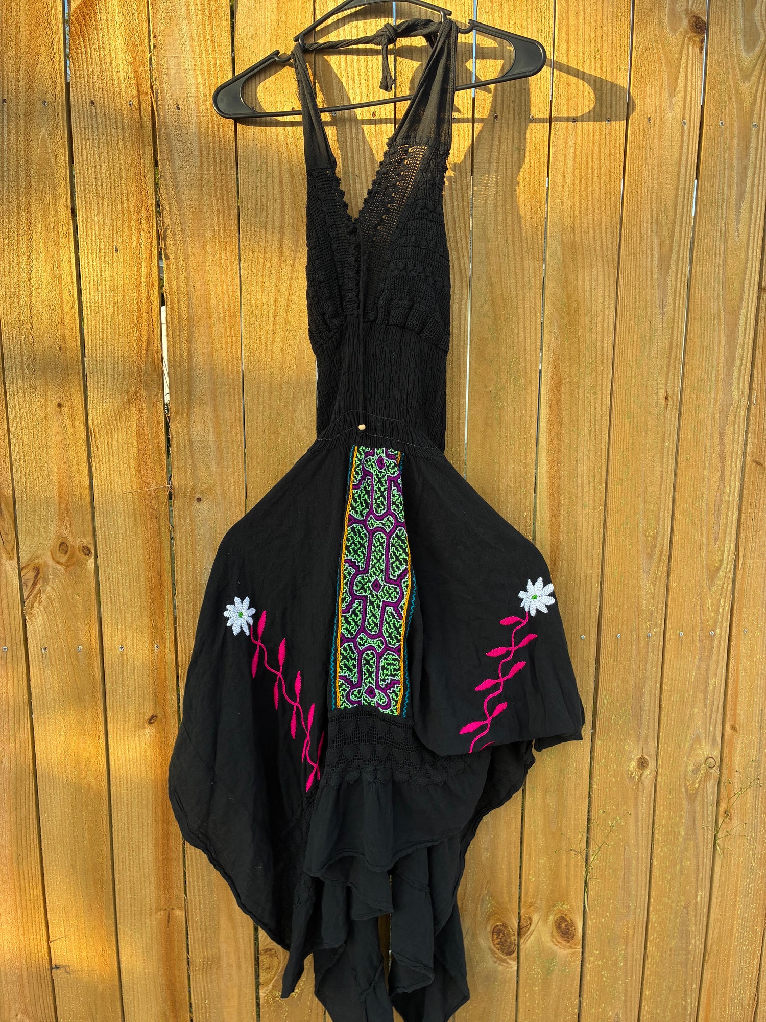 Authentic Shipibo-Conibo Embroidered Sundress