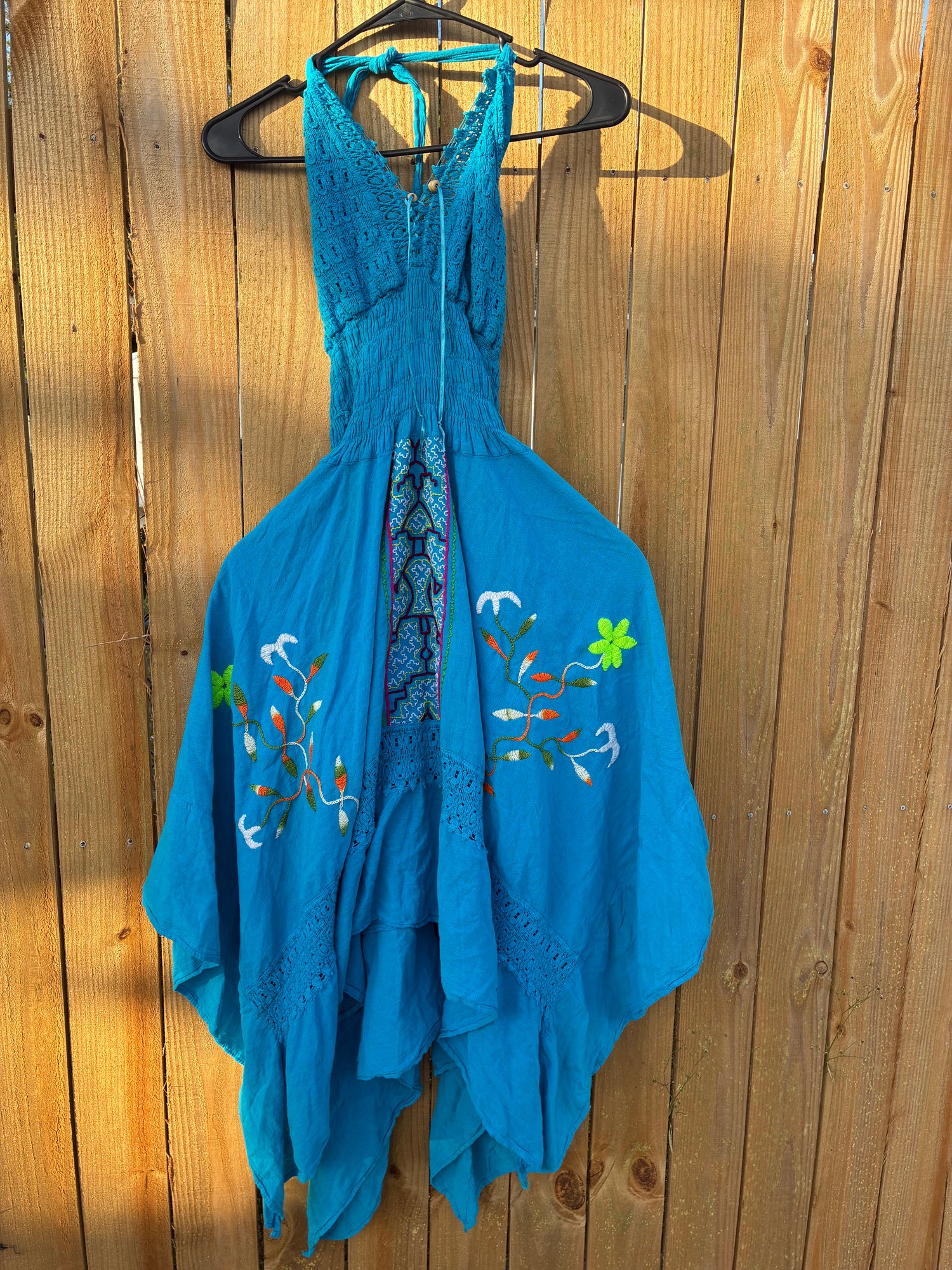 Authentic Shipibo-Conibo Embroidered Sundress