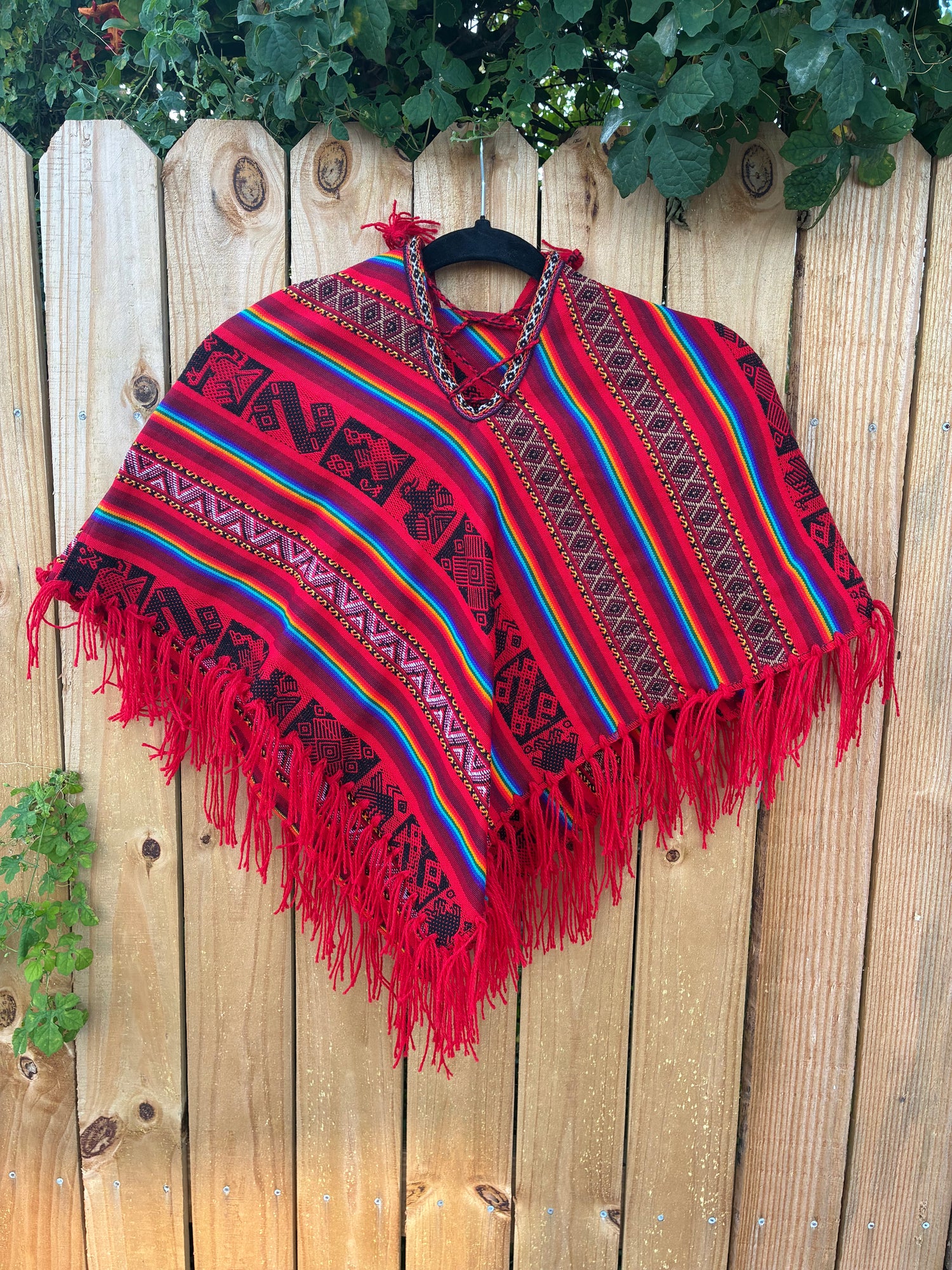 Child's Peruvian Sheep/Alpaca Poncho