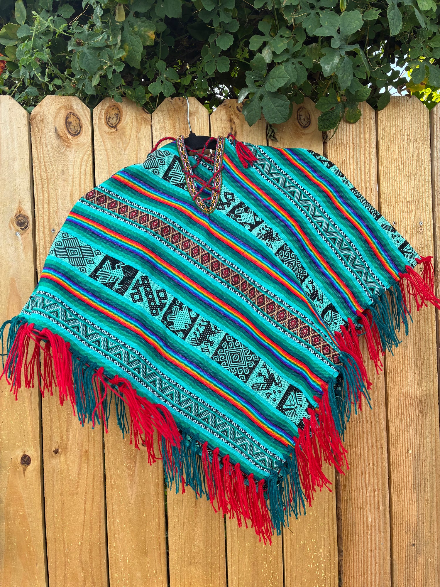 Child's Peruvian Sheep/Alpaca Poncho