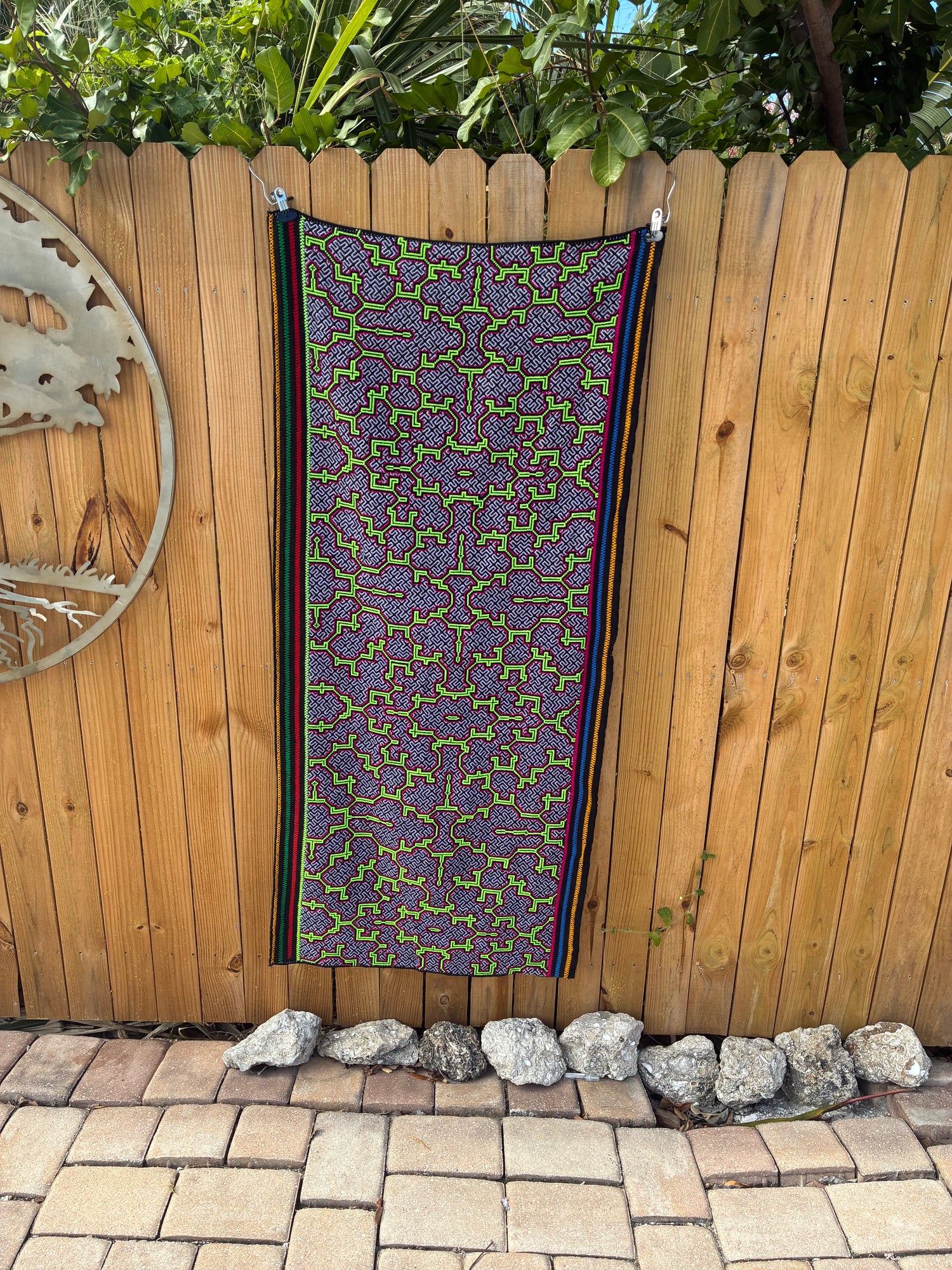 Authentic Shipibo-Conibo Embroidered Altar Cloth