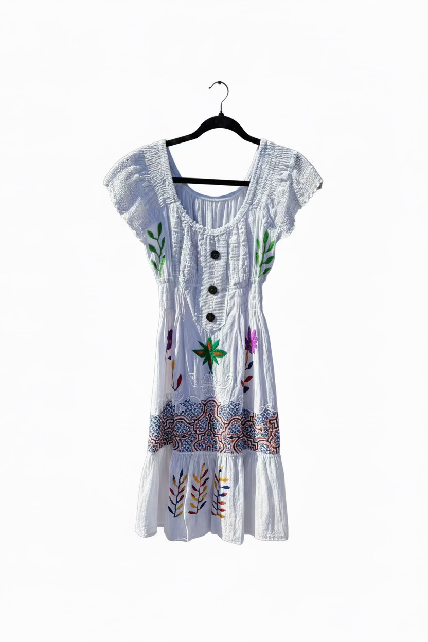 Shipibo-Conibo Embroidered Dress