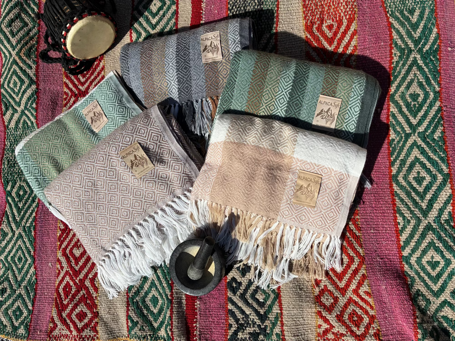 Soft Peruvian Alpaca Blankets