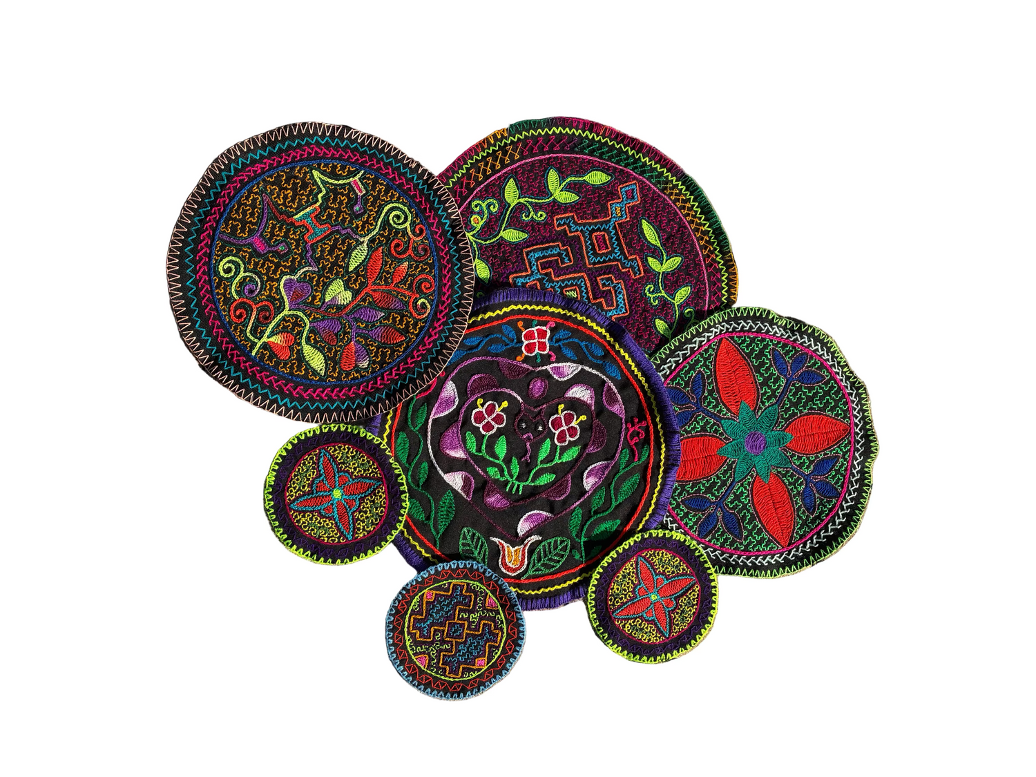Shipibo-Conibo Round Altar Cloths