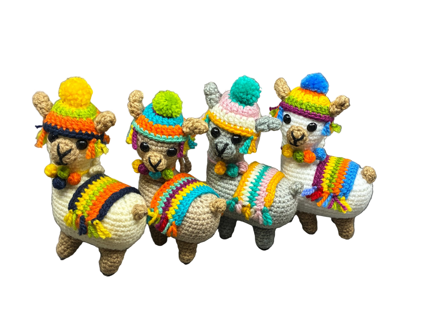 Hand Croched Alpaca Plush Figurine