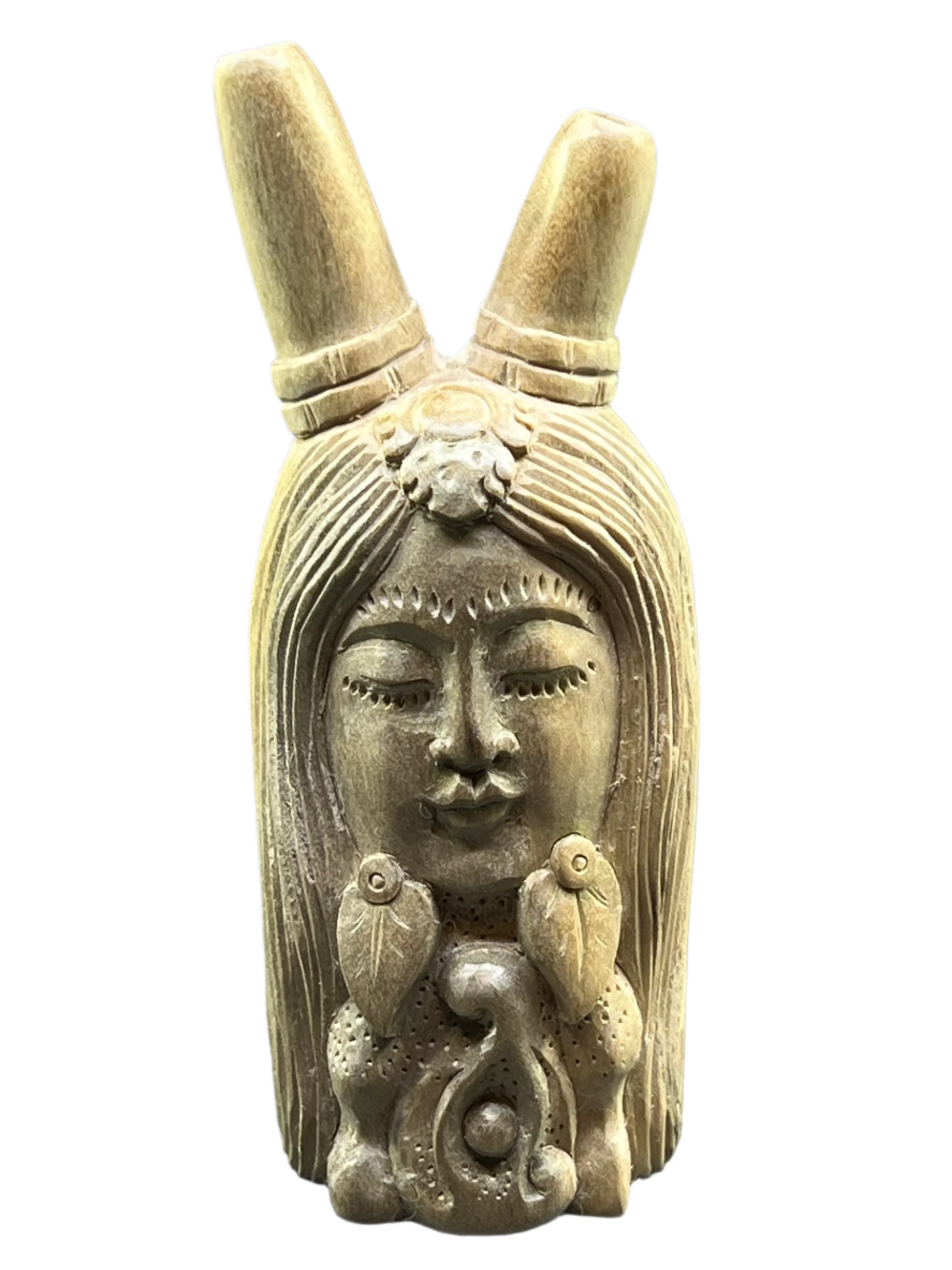 Hand Carved Pachamama Kuripe