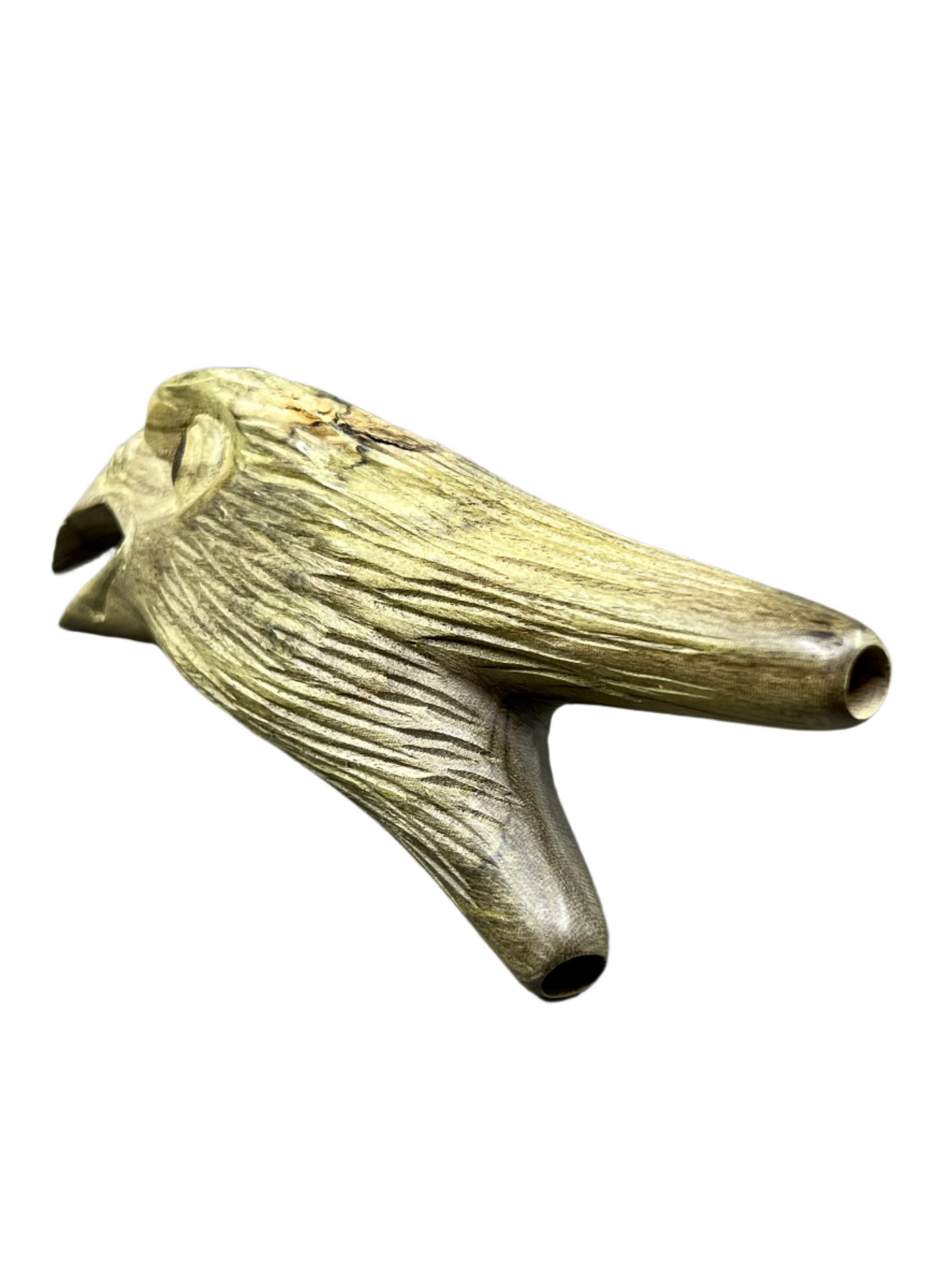 Hand Carved Eagle Head Kuripe