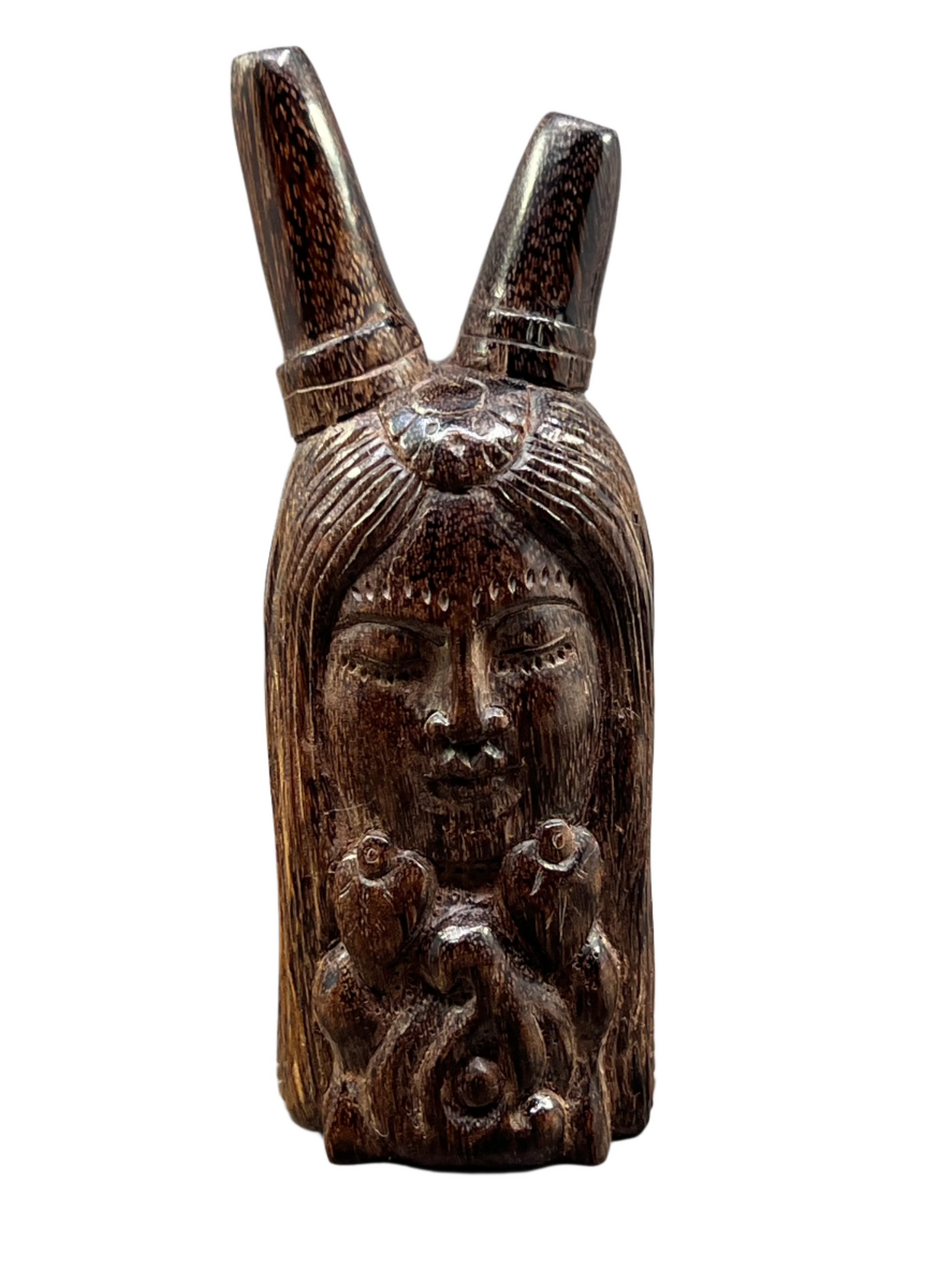 Hand Carved Pachamama Kuripe