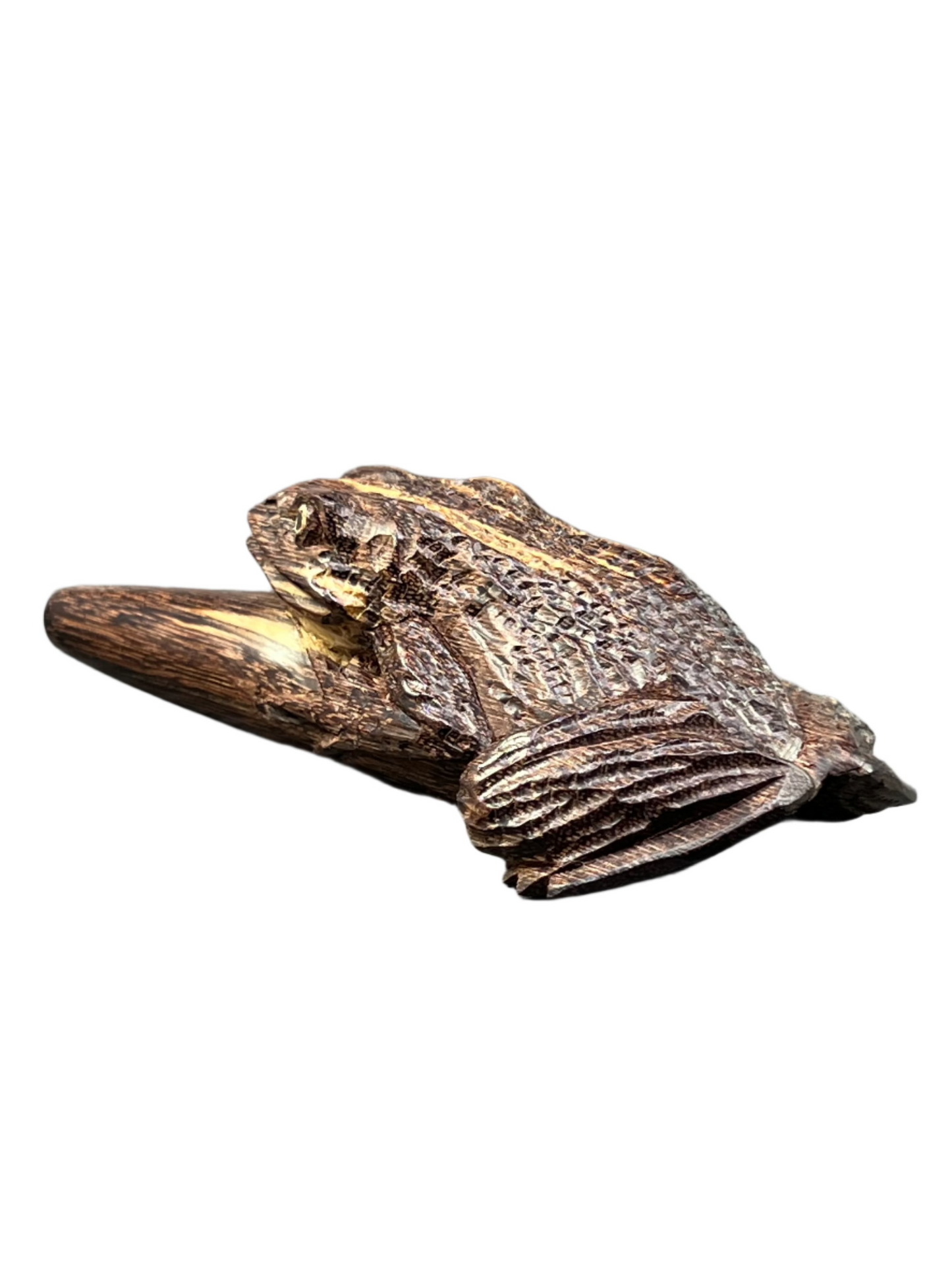 Hand Carved ~ The Toad ~ Kuripe