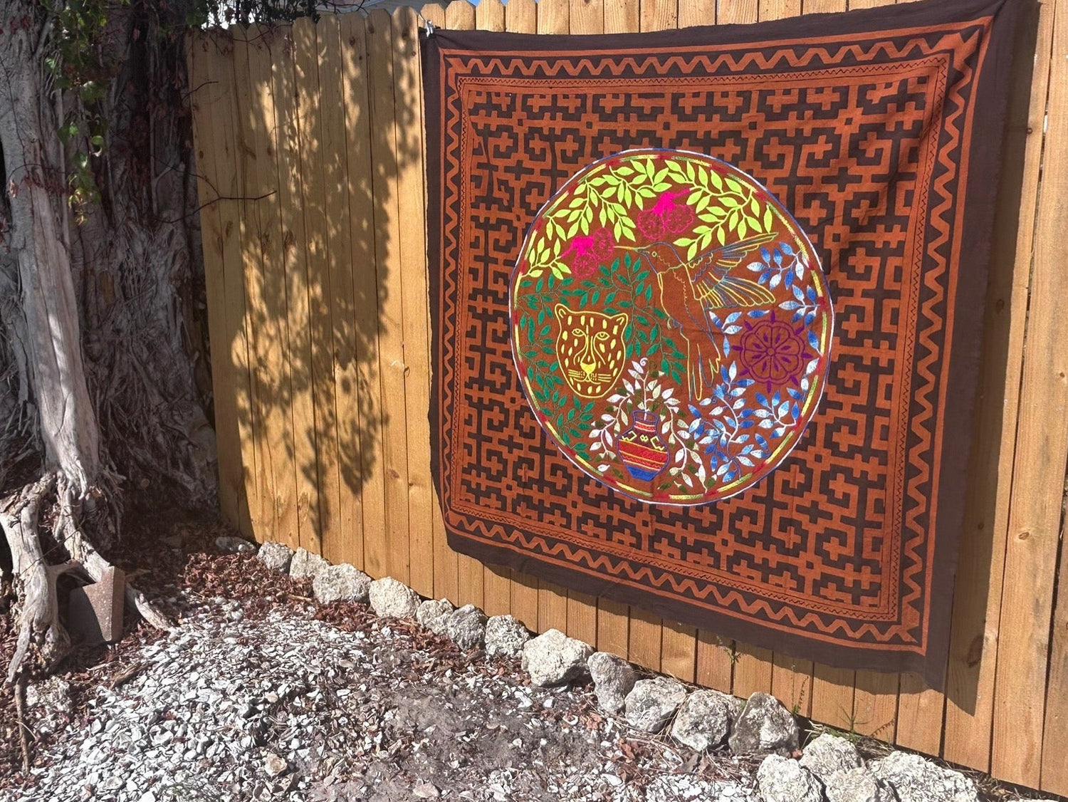 Authentic Shipibo-Conibo Embroidered Tapestry Collection 2