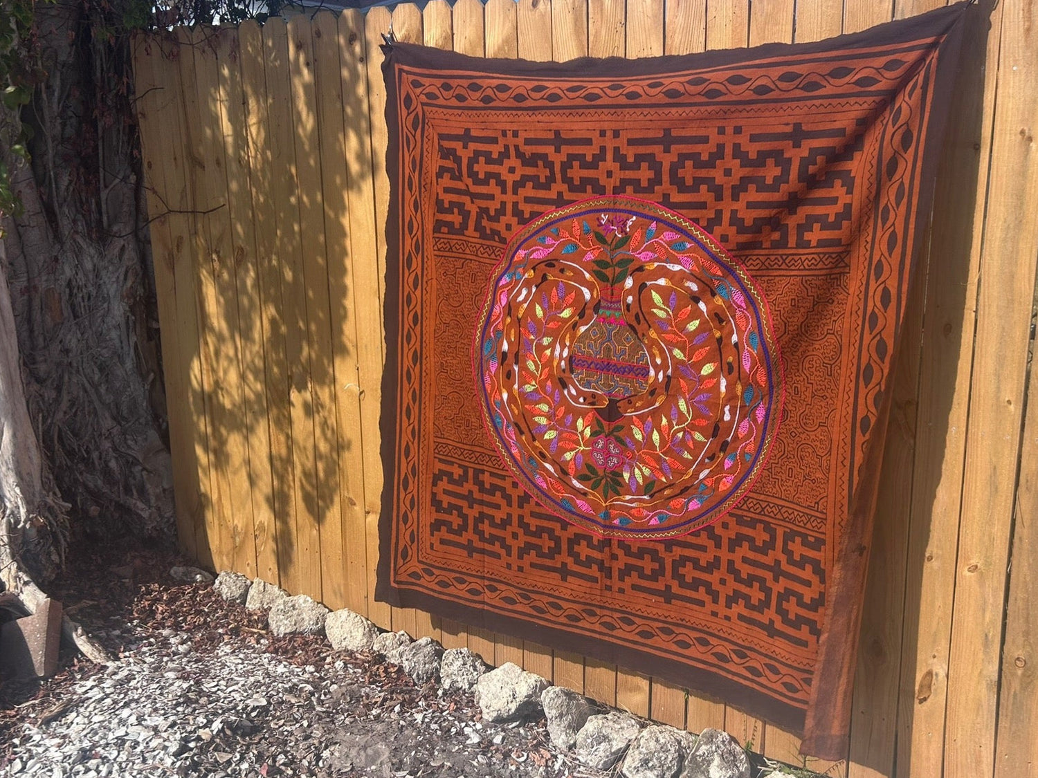 Authentic Shipibo-Conibo Embroidered Tapestry Collection 2