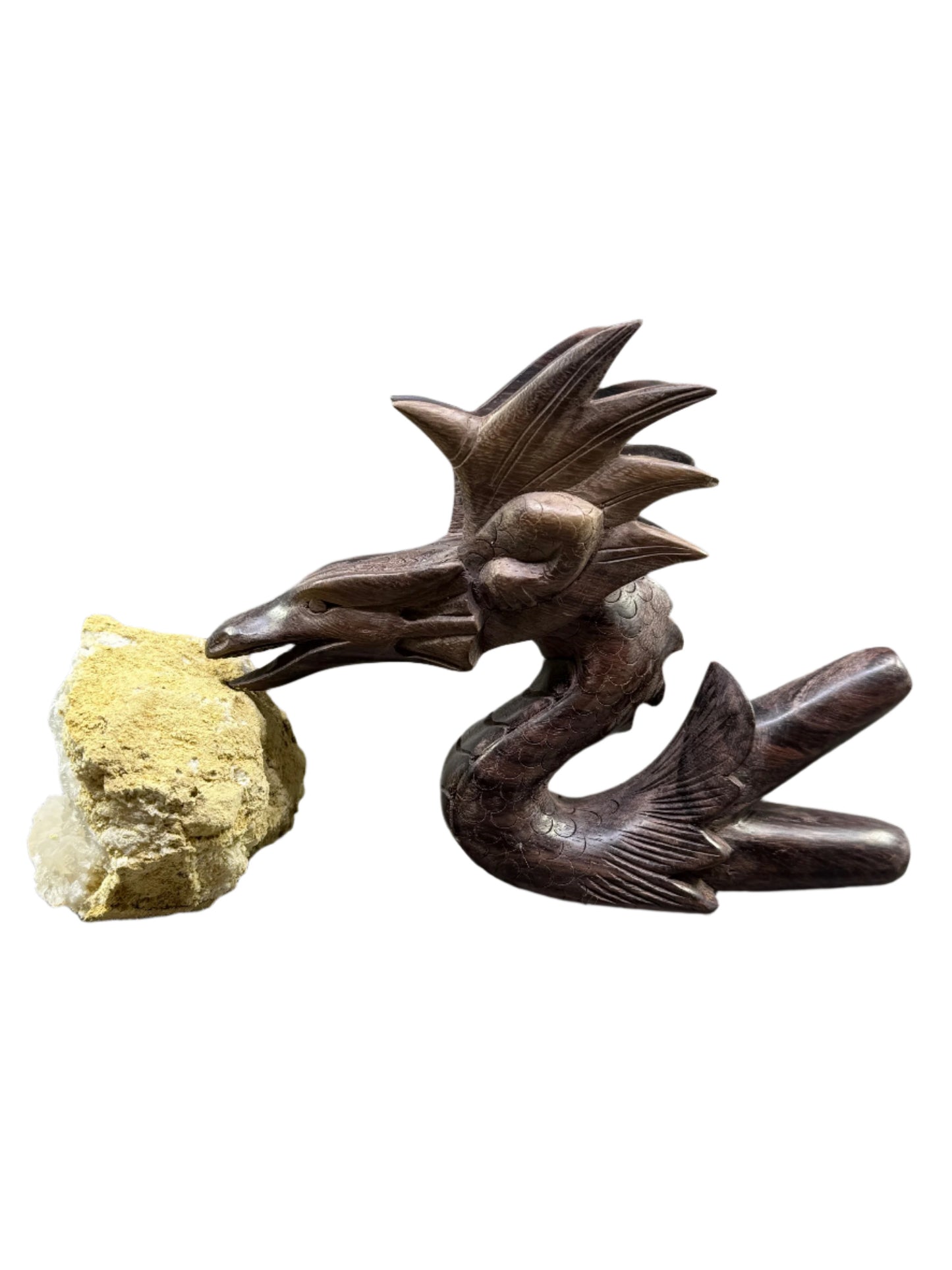 Hand Carved Dragon Kuripe