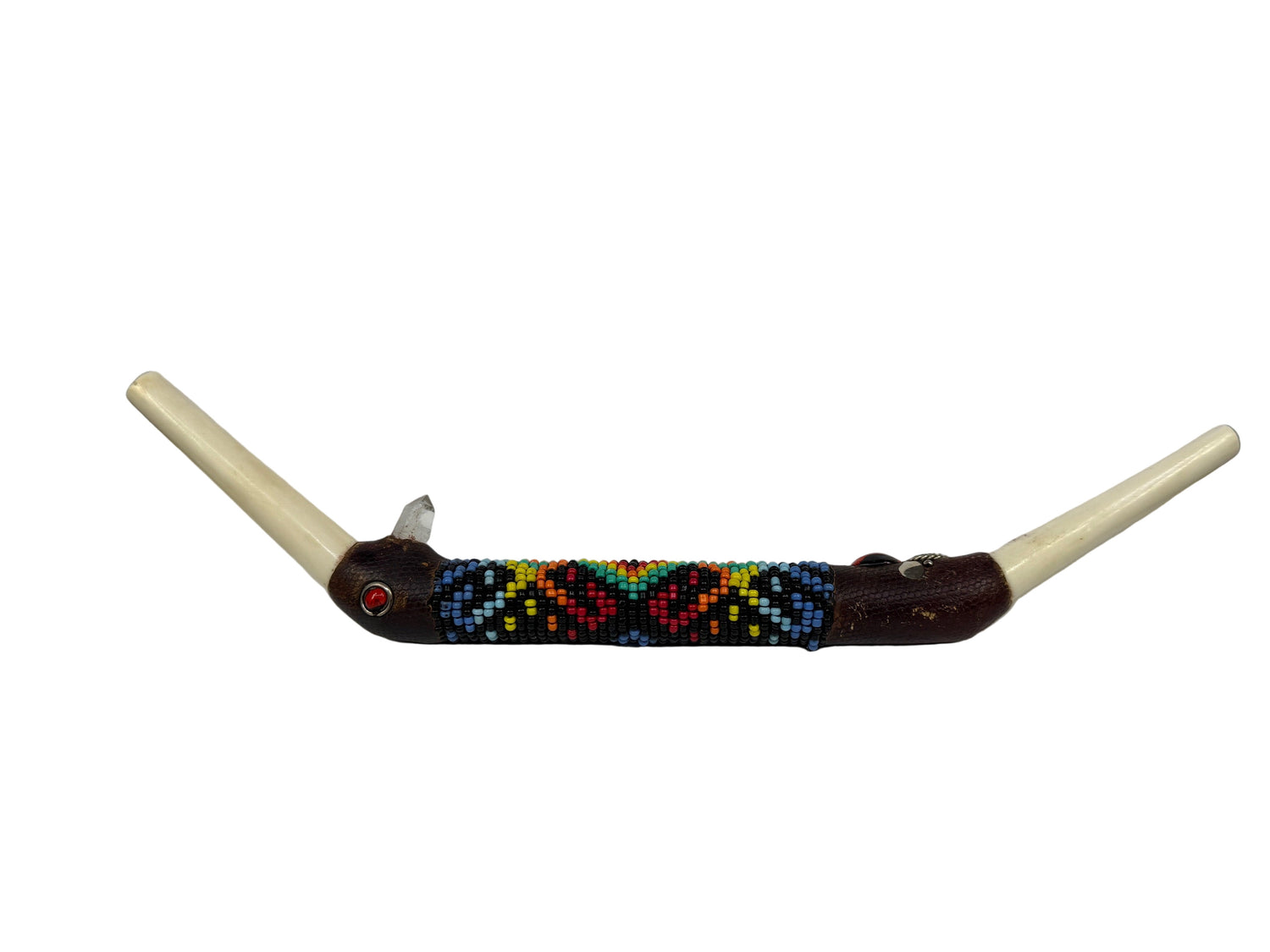 Authentic Shipibo Bone and Bird Beadwork Tepi