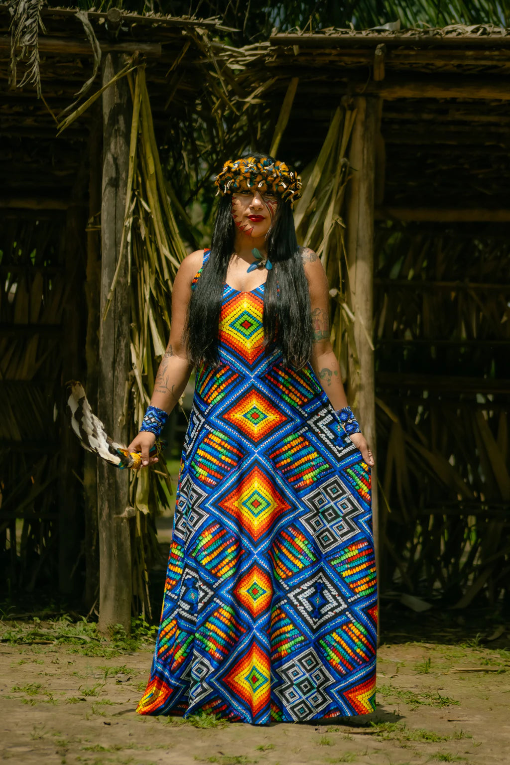 Yawa Contrast Dress