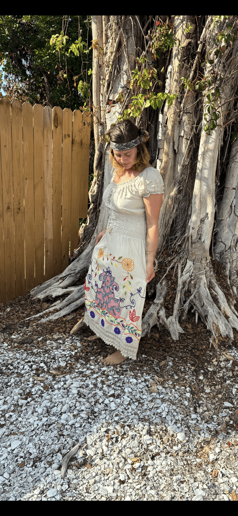 Authentic Shipibo - Conibo Embroidered Dress - Katukina.US KAT6400