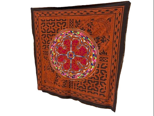 Authentic Shipibo - Conibo Embroidered Tapestry Collection One - Katukina.US KAT6410