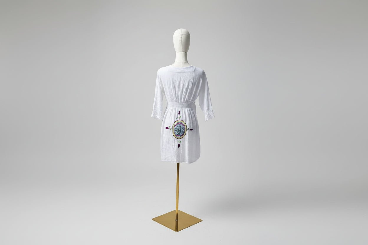 Authentic Shipibo - Conibo Embroidered Tunic - Katukina.US KAT6560