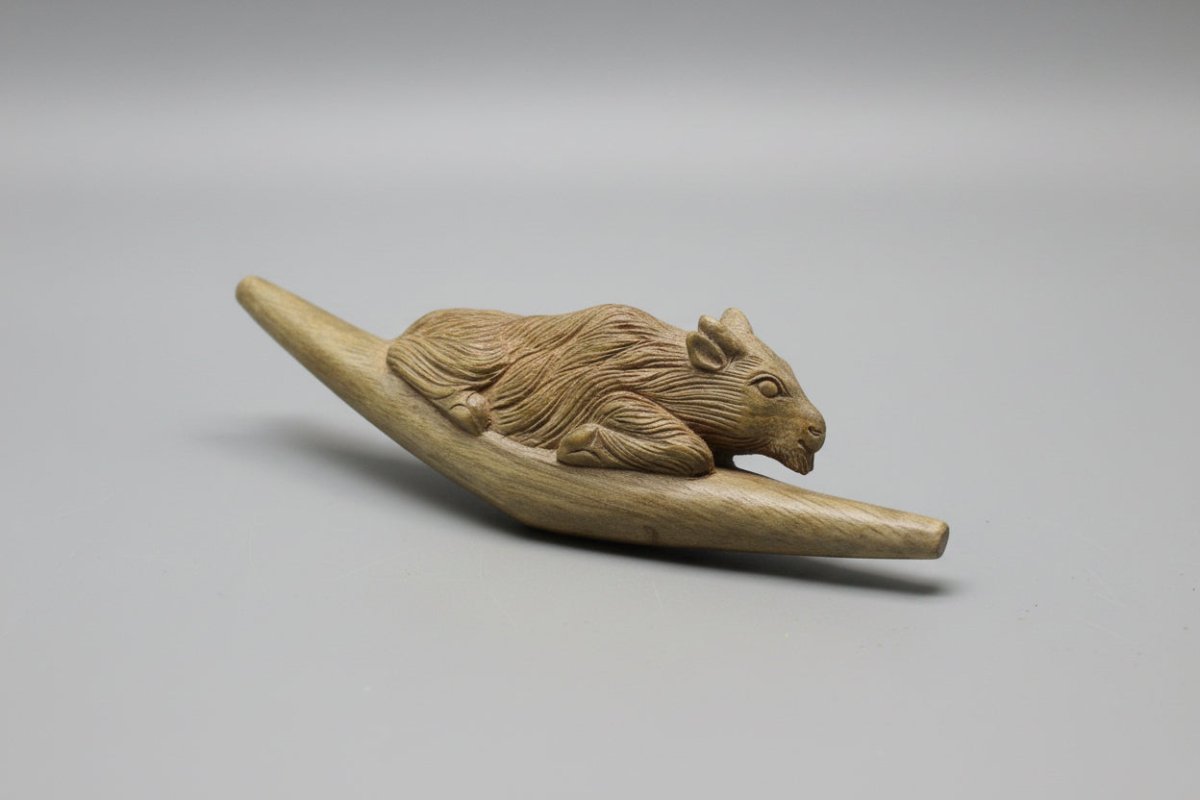 Hand Carved Buffalo Tepi - Katukina.US KAT6723