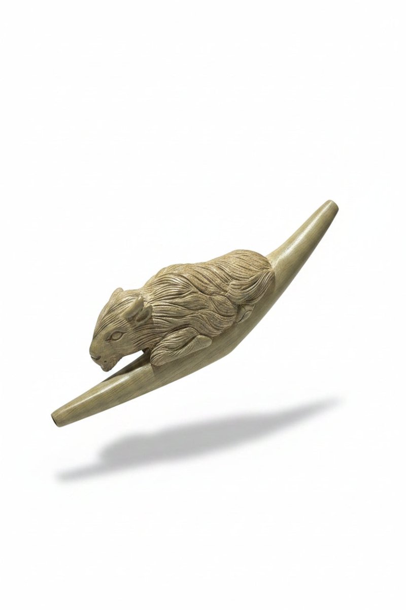 Hand Carved Buffalo Tepi - Katukina.US KAT6723