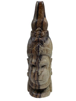 Hand Carved Courageous Hanuman Kuripe - Katukina.US KAT6012