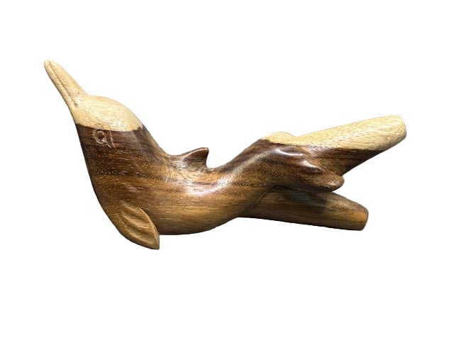 Hand Carved Dolphin Kuripe - Katukina.US KAT6365