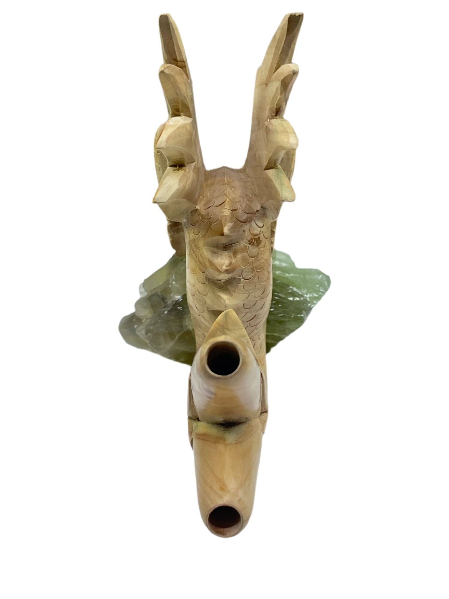 Hand Carved Dragon Kuripe - Katukina KAT2100