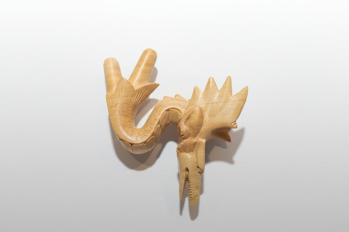 Hand Carved Flying Dragon Kuripe - Katukina.US KAT6725