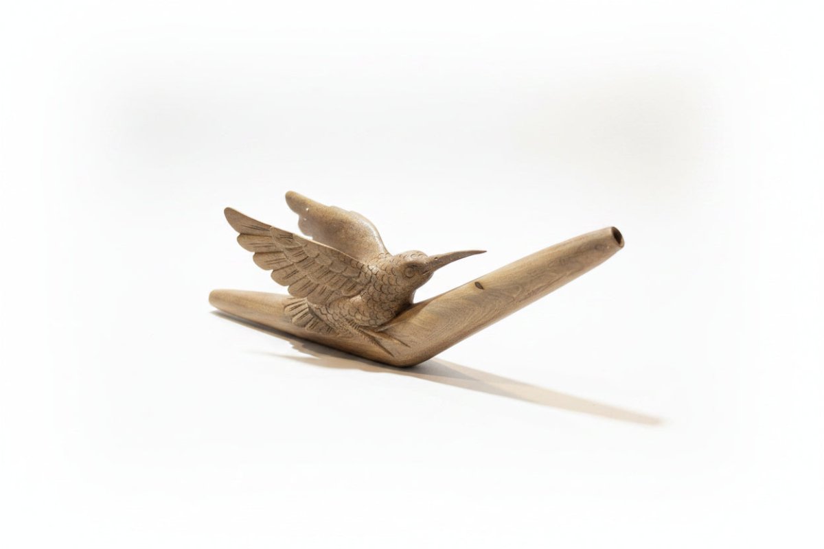 Hand Carved Hovering Hummingbird Tepi - Katukina.US KAT6735