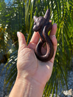 Hand Carved Infinity Snake Kuripe - Katukina.US KAT6531