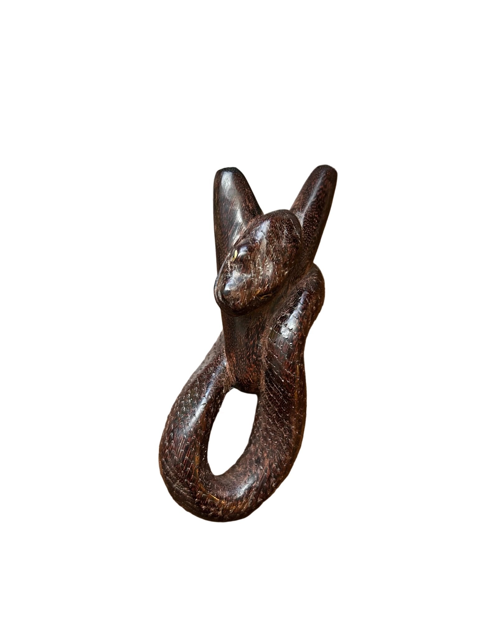 Hand Carved Infinity Snake Kuripe - Katukina.US KAT6531