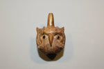 Hand Carved Owl Kuripe - Katukina.US KAT6728