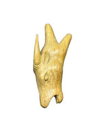 Hand Carved White Buffalo Kuripe - Katukina.US 