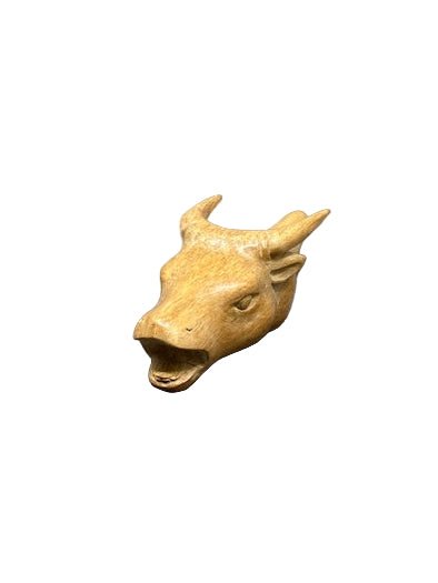 Hand Carved White Buffalo Kuripe - Katukina.US 