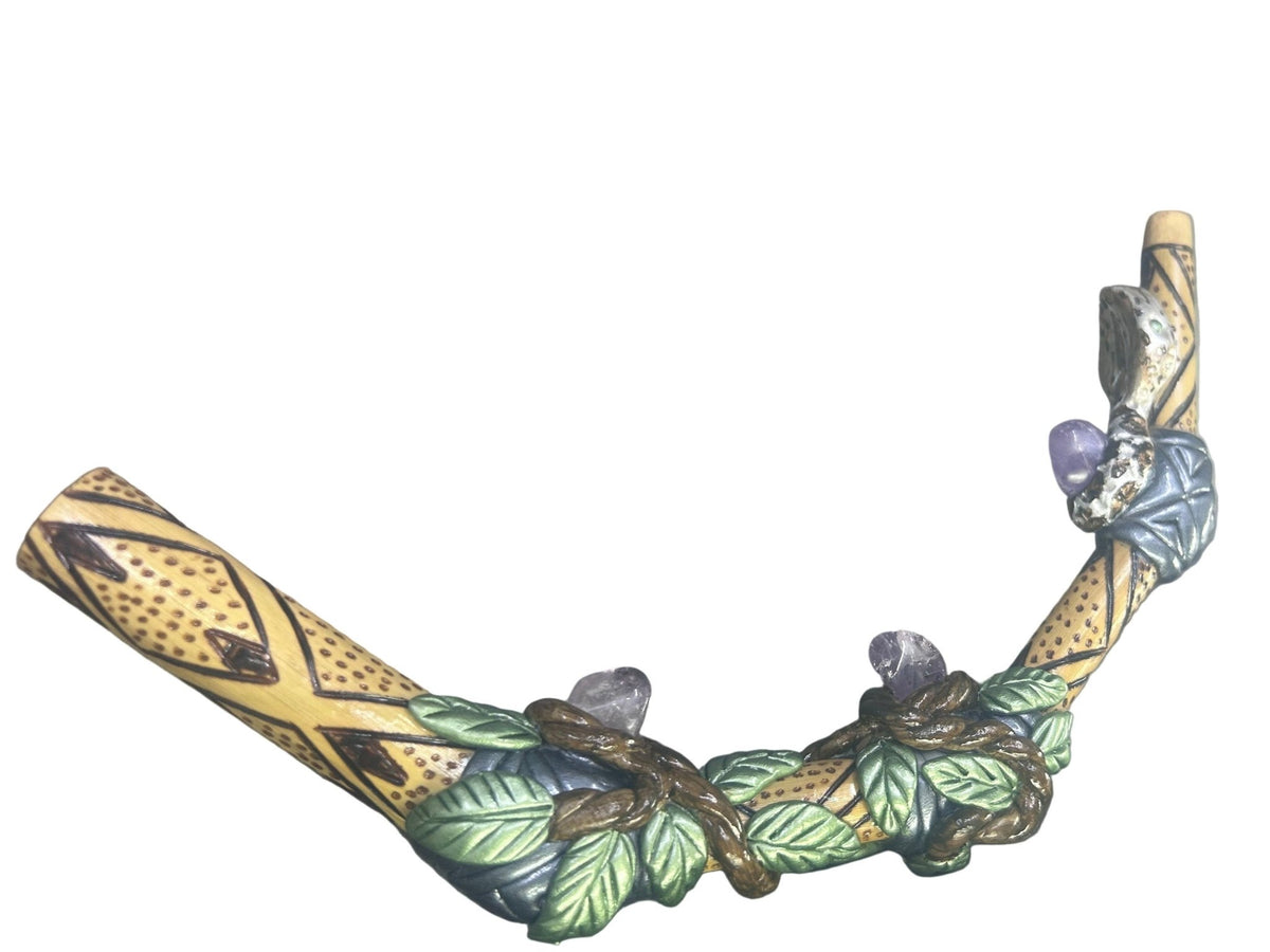 Kupi HuniKui Collection ~ Jiboia Tepi w/amethyst - Katukina.US KAT6350