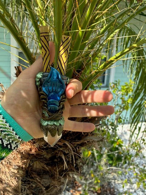 Kupi HuniKui Collection ~ Jiboia w/Brazilian Quartz - Katukina.US KAT6351