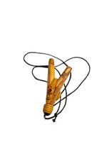 Necklace kuripe ~ Wood with Seed Accents - Katukina.US KAT6006