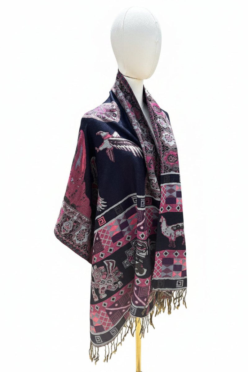 Peruvian Cotton Pashmina - Katukina.US KAT6388