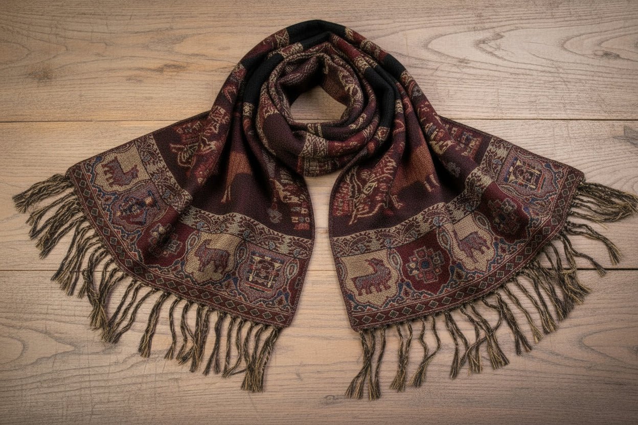 Peruvian Cotton Pashmina - Katukina.US KAT6549