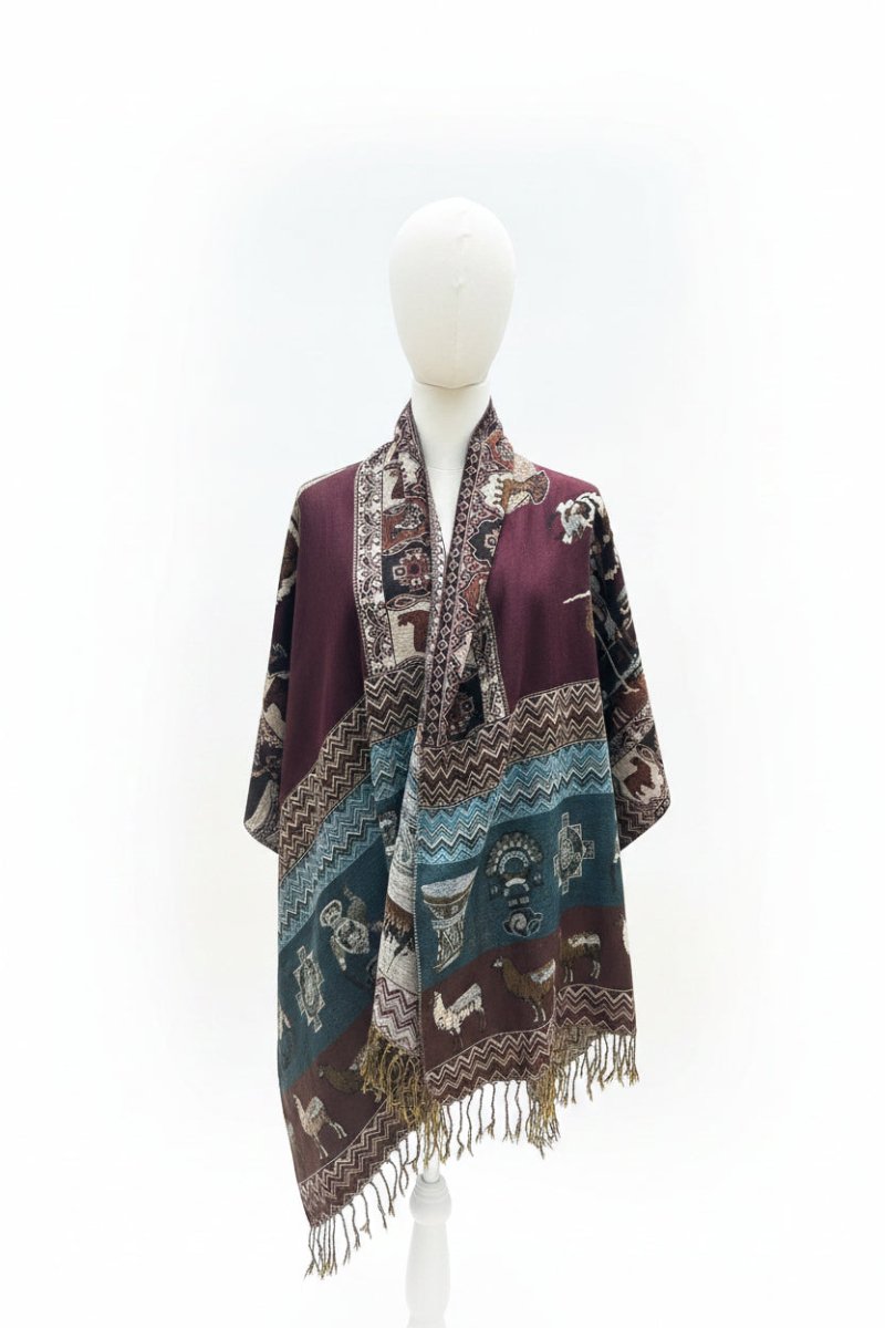 Peruvian Cotton Pashmina - Katukina.US KAT6707
