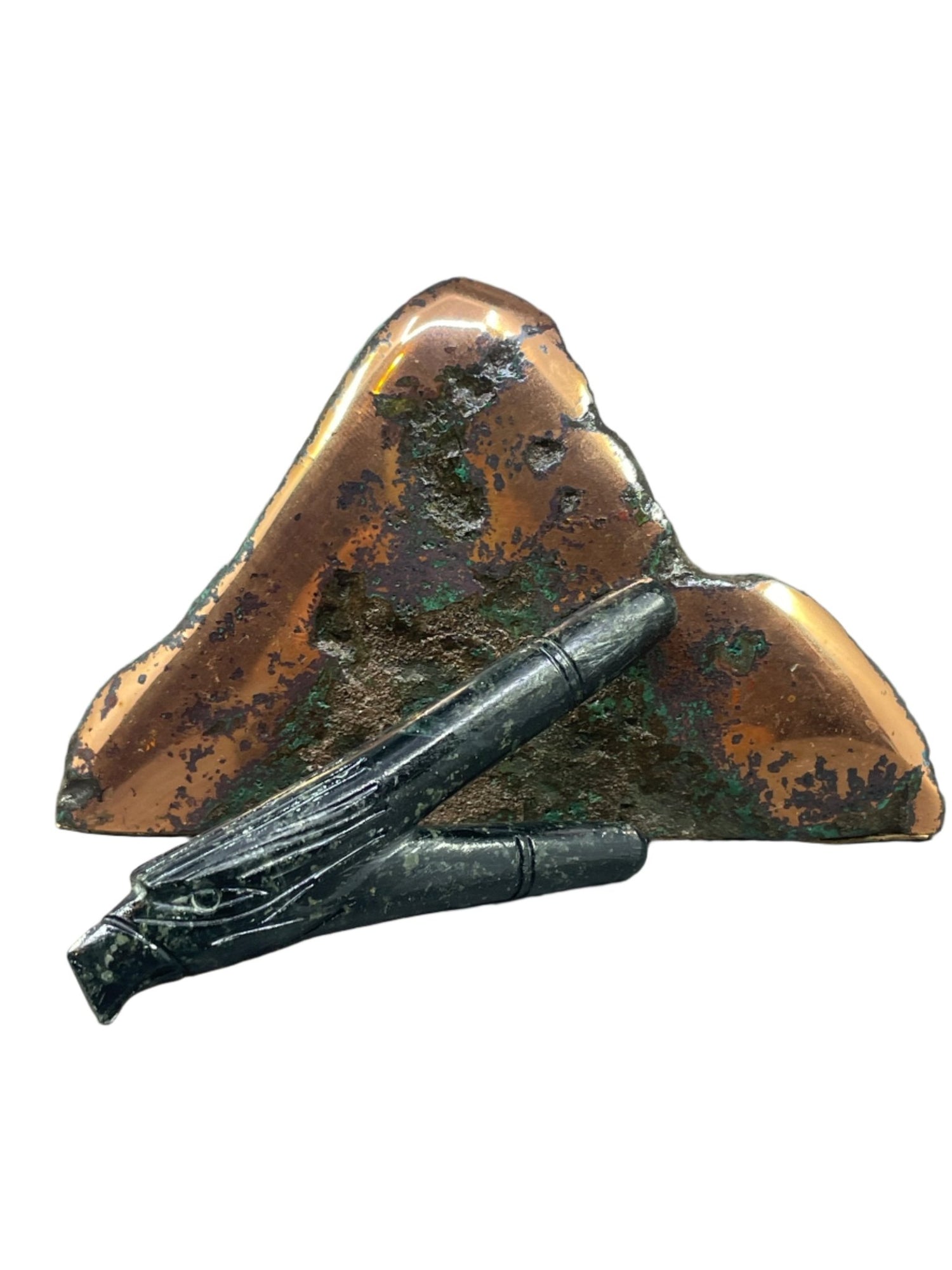 Serpentine Stone Bird Tribe Kuripe - Katukina.US KAT6150