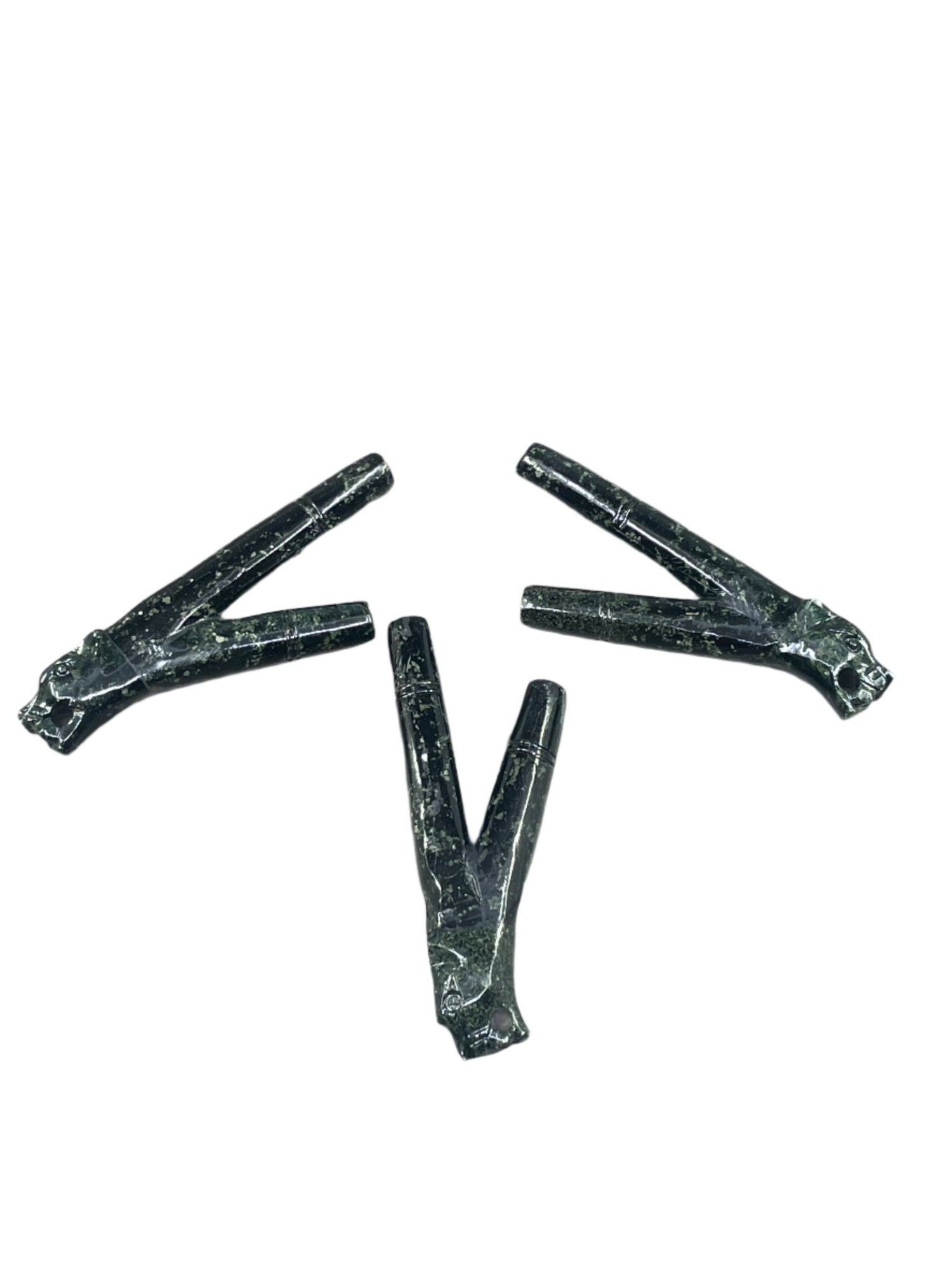 Serpentine Stone Jaguar Medicina Kuripe - Katukina.US KAT6151