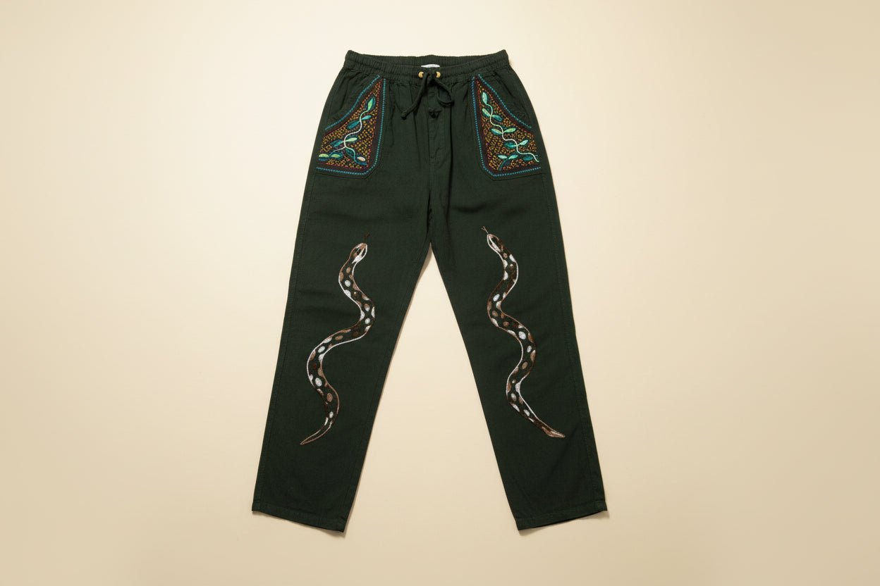 Shipibo Embroidered Drawstring Pants - Katukina.US KAT6568