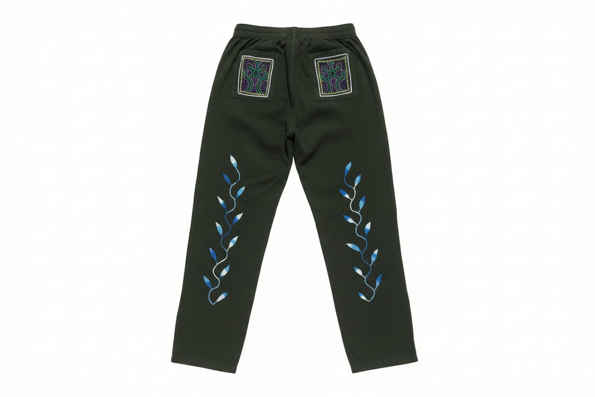 Shipibo Embroidered Drawstring Pants - Katukina.US KAT6568
