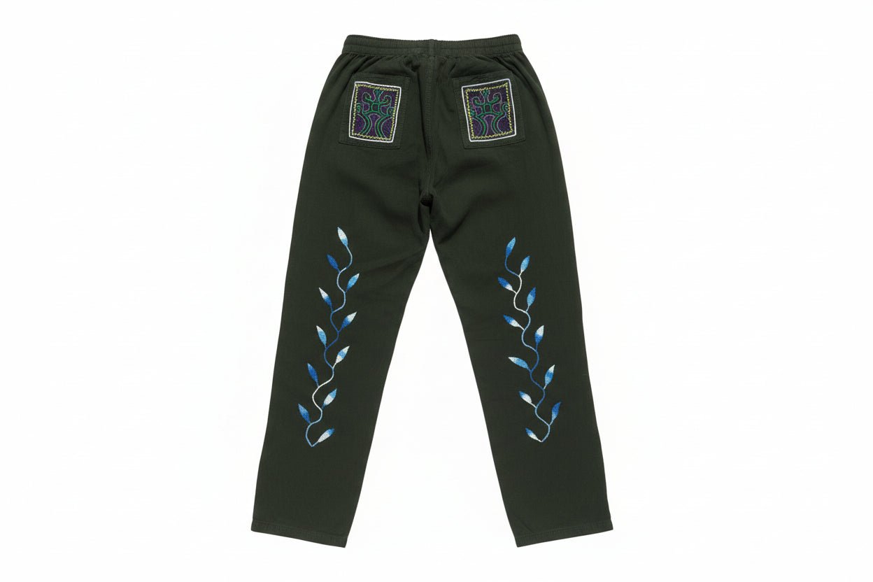 Shipibo Embroidered Drawstring Pants - Katukina.US KAT6568